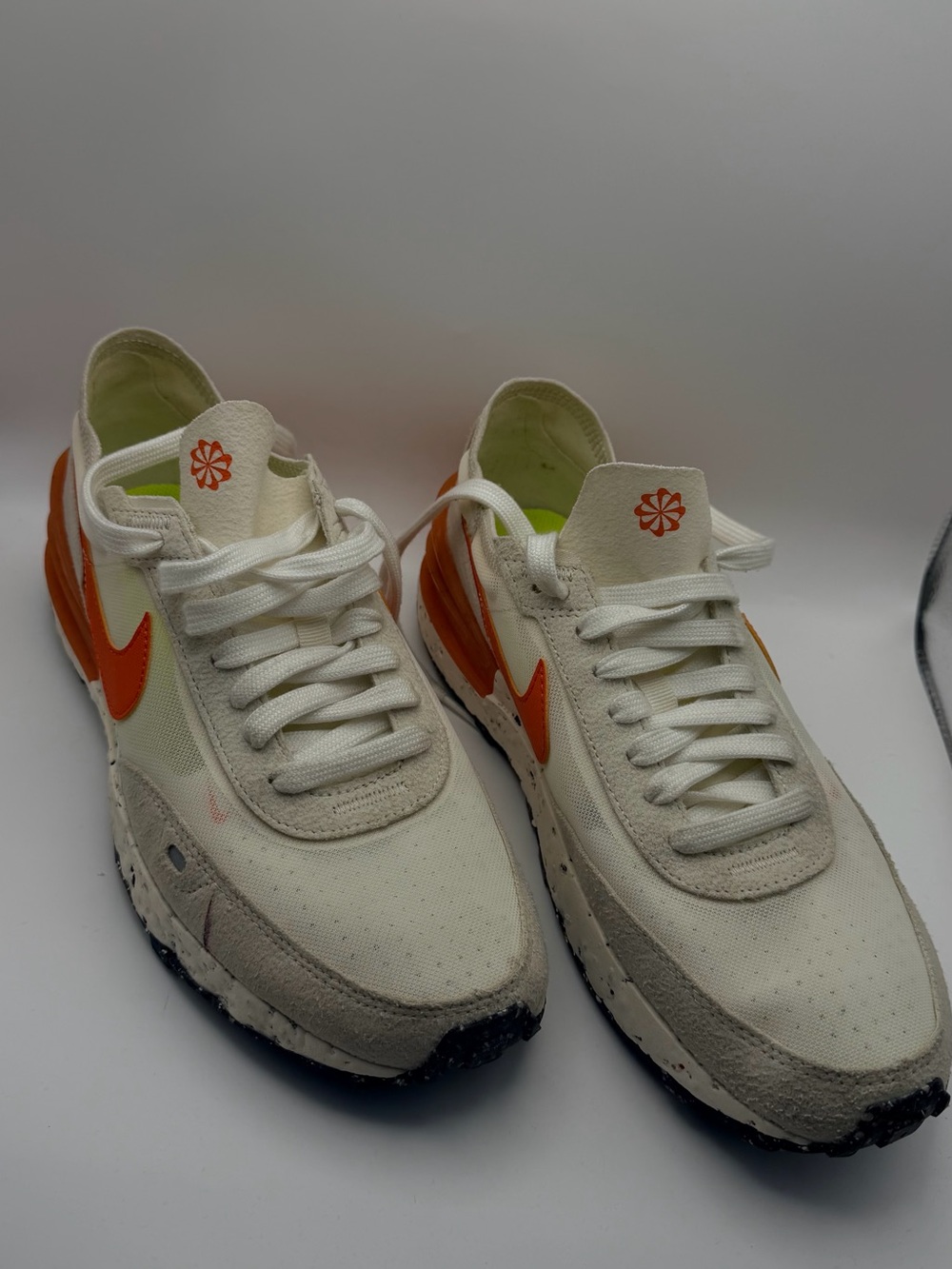Nike Waffle One Crater SE WMNS Pale Ivory Orange Size 9 Women’s Sneakers